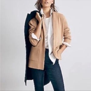 J.Crew Sophie Open Front Sweater Blazer - XXS - Heather Khaki